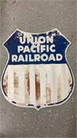 Union Pacific Railroad Metal Sign