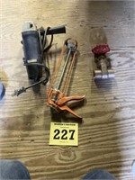 4 1/2” angle grinder,caulk gun,high pressure