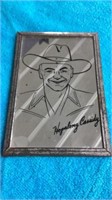 Framed Mirror-Hopalong Cassidy