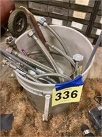 Bucket lot of  stainless steel plumbing water