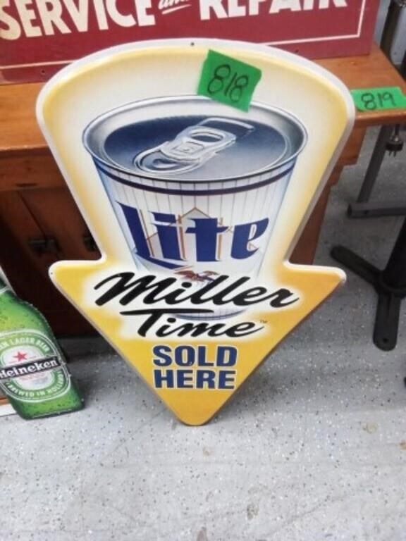 miller time Sold here Sign
