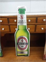becks beer Sign