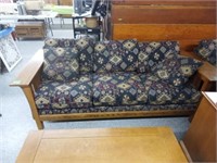 Sofa With Wood Ends