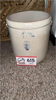 WHITE HALL STONEWARE CROCK -10 GALLON