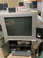 SONY  TV WITH BASE AND RCA SURROUND SOUND