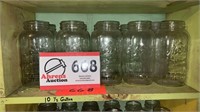 10 - 1/2 GALLON JARS