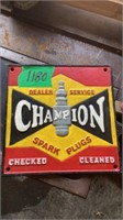 Champion Cast iron Sign