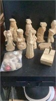 Assortment of different wood stock for crafts