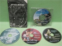 Four Assorted Disc Games & Star Wars Booklet