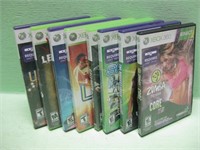 Eight Assorted Xbox 360 Games