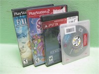 Four Playstation Games
