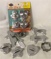 OLD ALUMINUM COOKIE CUTTERS