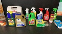 Cleaning Supplies, Playmate Cooler Etc