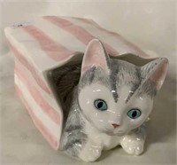 CERAMIC CAT COLLECTIBLES HAND PAINTED FOR SEYMOUR