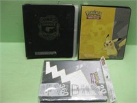 Pokemon Binder, Plastic Protectors & Notebook