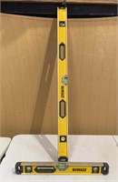 Dewalt Commercial Grade 4’ and 2’ Levels