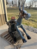 Donkey Kiddie Ride, Coin Operated, WORKS!