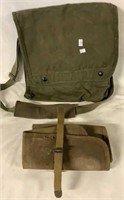 MILITARY BAG AND TOOL ROLL