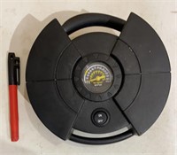 Tire Compressor plugs into Car Cigarette Lighter