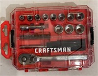 Craftsman 24 pc. Metric Socket Set W/ Hard Case