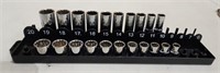 Kobalt 3/8Dr Metric Socket Set, 10-19mm, Shallow