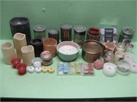 Assorted Candles, Scent Wax & Electric Candles