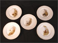 Set of 9 LS & S Carlsbad Austrian salad plates