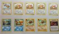 Set of 10 Pokemon Cards