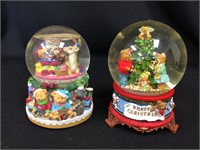 Christmas Snow Globe Music Boxes