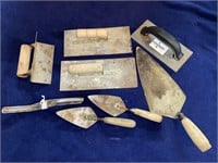 Cement tools and trowels
