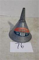 NEW GALVANIZED FUNNEL, 6"