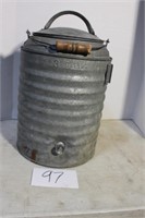 3 GALLON GALVANIZED WATER COOLER