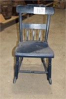 VTG SMALL BLUE ROCKING CHAIR