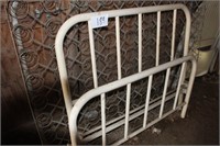 FULL METAL HEAD & FOOTBOARD, W/ SPRINGS