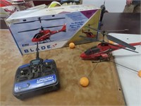 Radio controlled Blade X2 helicopter.
