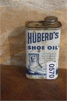 "HUBERD'S" SHOE OIL SMALL TIN