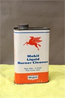 Vintage Mobil Burner Cleaner Can