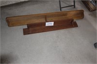 HANDMADE WOODEN SHELVES, 36 AND 55 INCHS