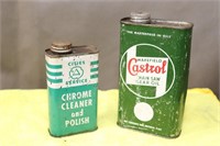 Vintage Castrol And Cities Service Cans