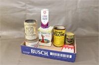 Assorted Vintage Cans