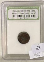 ROMAN WIDOW’S MITE BROZE COIN