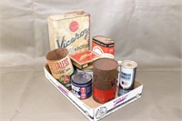 Assorted Vintage Cans