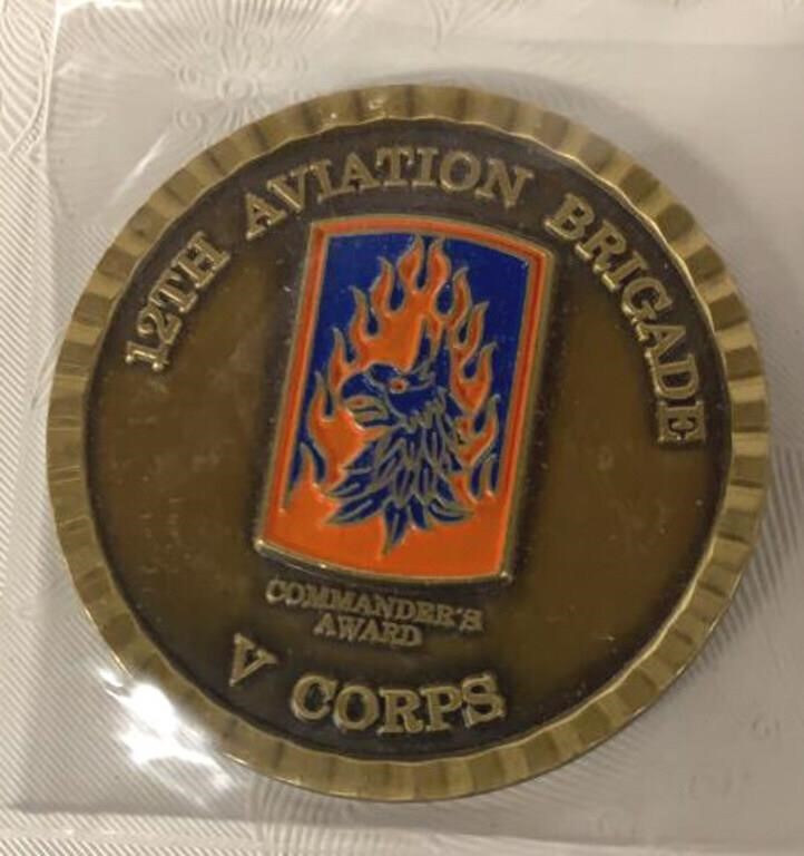 12TH AVIATION BRIGADE V CORPS CHALLENGE COIN