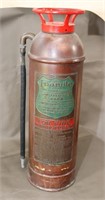 Antique Foamite Brass Fire Extinguisher