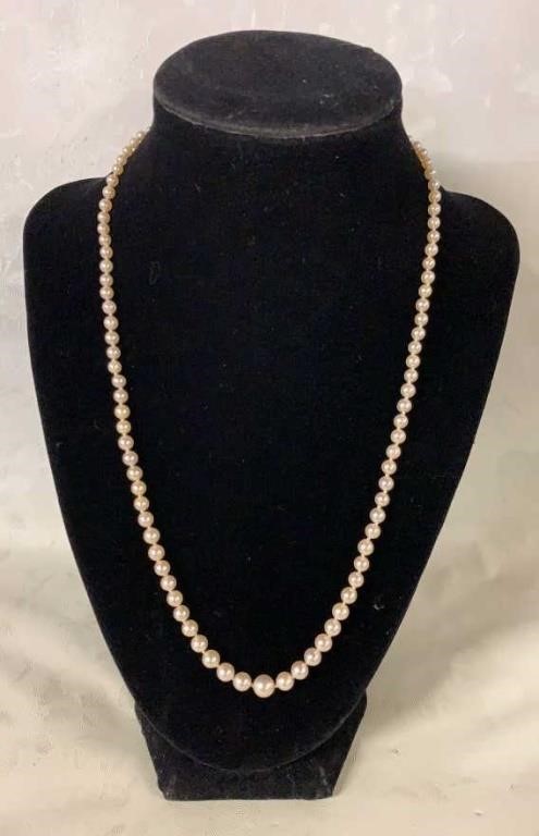 PEARL NECKLACE 14K CLASP