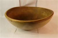 Vintage wood salad bowl