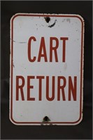 Cart Return Sign