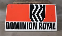 Vintage Dominion Royal Tire Stand Sign