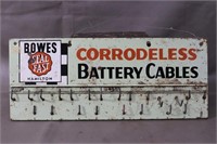 Vintage Bowes Battery Cable Display Rack