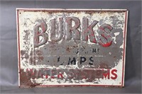 Vintage Burks Water Systems Pumps Sign